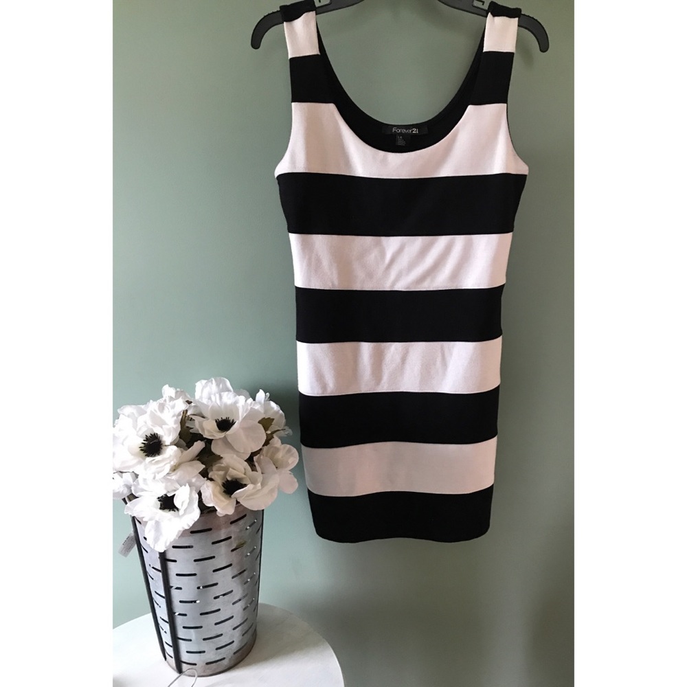 Black & White stripped Dress